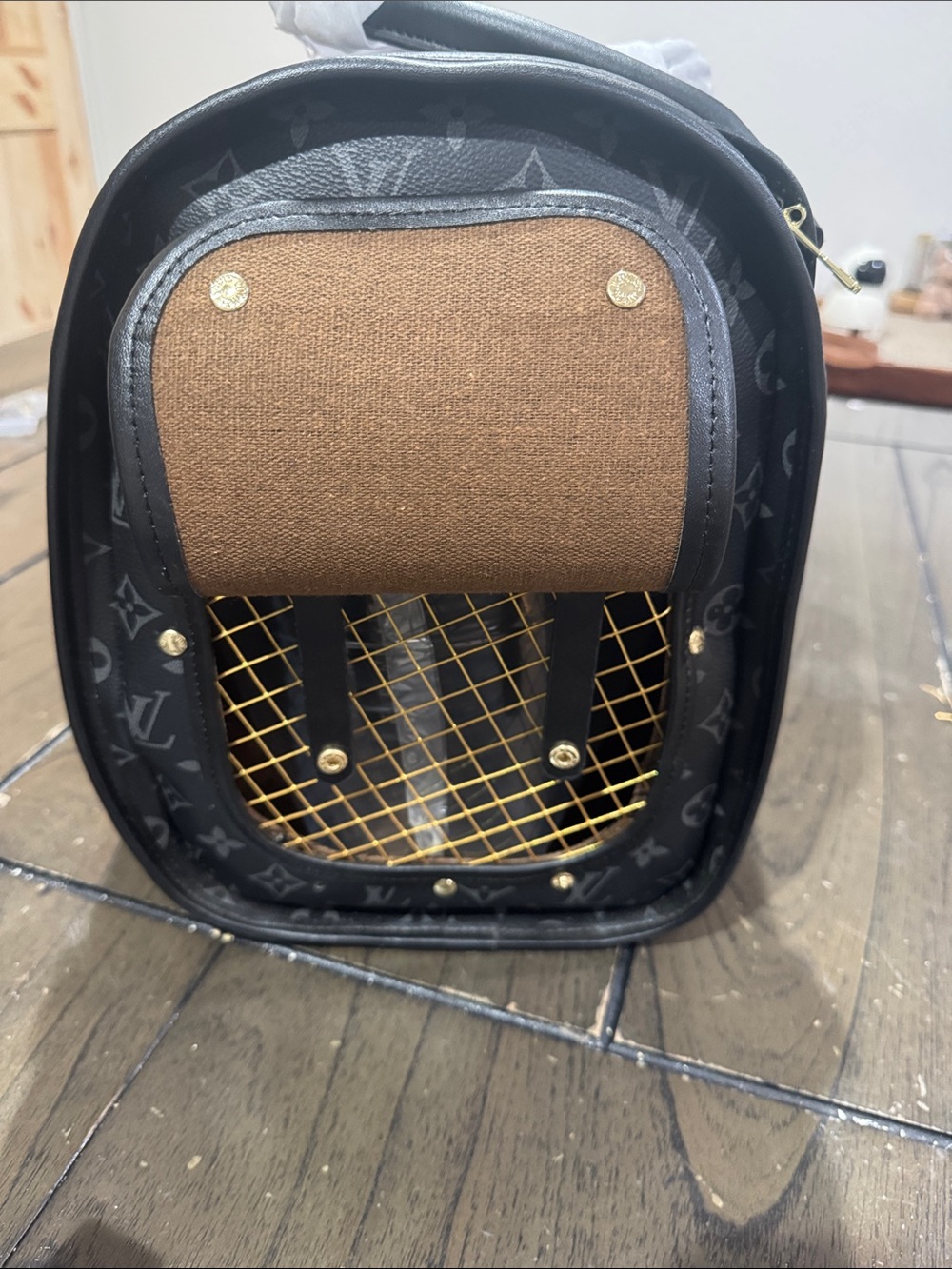 Pet carrier Black & Gray Monogram Bag - Picture 2 of 14